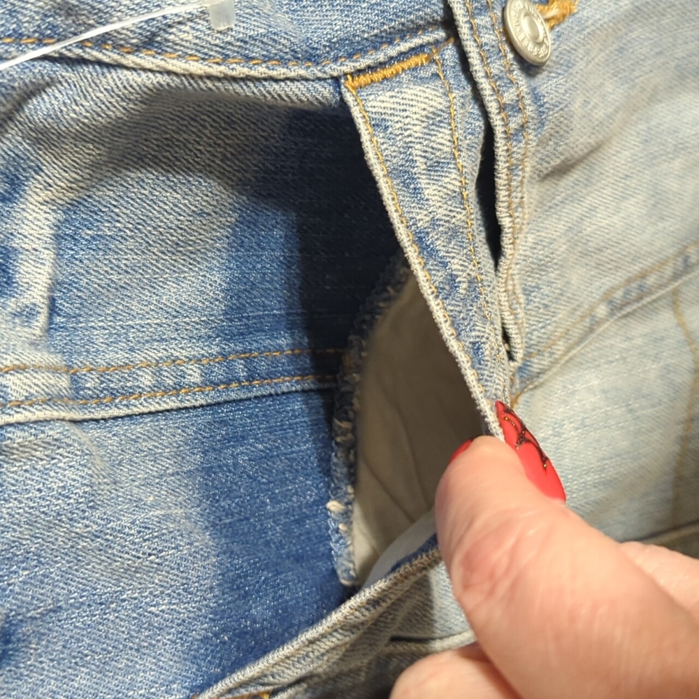 Free People Cargo Denim Mini Skort - Picture 5 of 9